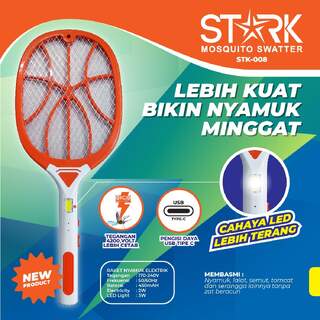RAKET NYAMUK STARK 001 (STK-001N) / 008 (STK-008)
