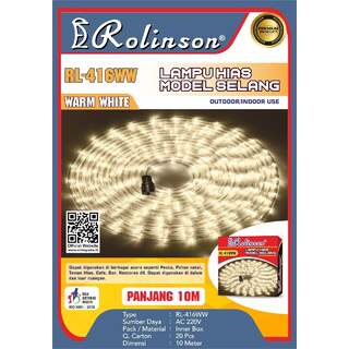 LAMPU LED STRIP / LAMPU HIAS MODEL SELANG ROLINSON RL-416W WARM WHITE